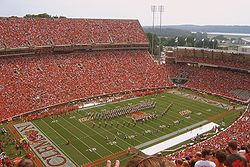 Frank Howard Field Clemson Memorial Stadium