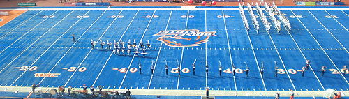 Bronco Stadium Blue Turf